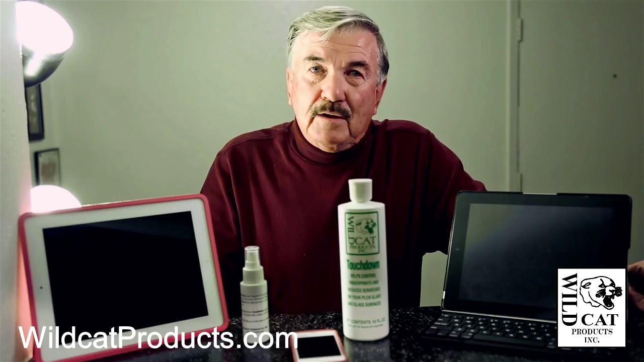 Wildcat Touchdown - Cleans/Disinfects/Protects Laptops, Touchscreens, Smartphones and more